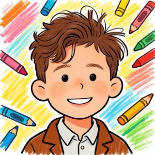 Crayon AI story art style example