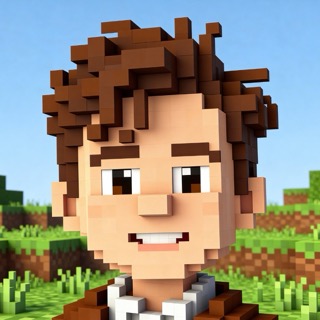 Blockcraft AI story art style example