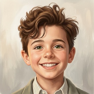 Cozy Painting AI story art style example