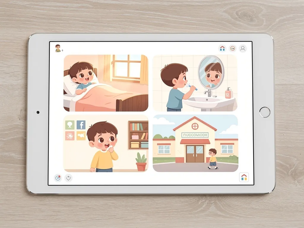 An AI-personalized social story featuring the child as the character