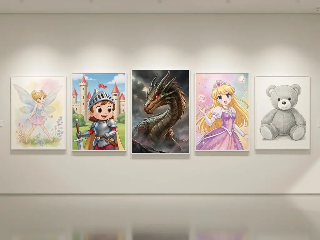 Different art styles available in Fable