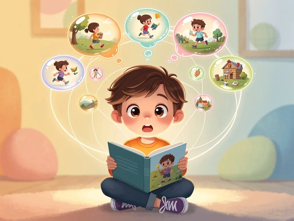 Children engaging with personalized content