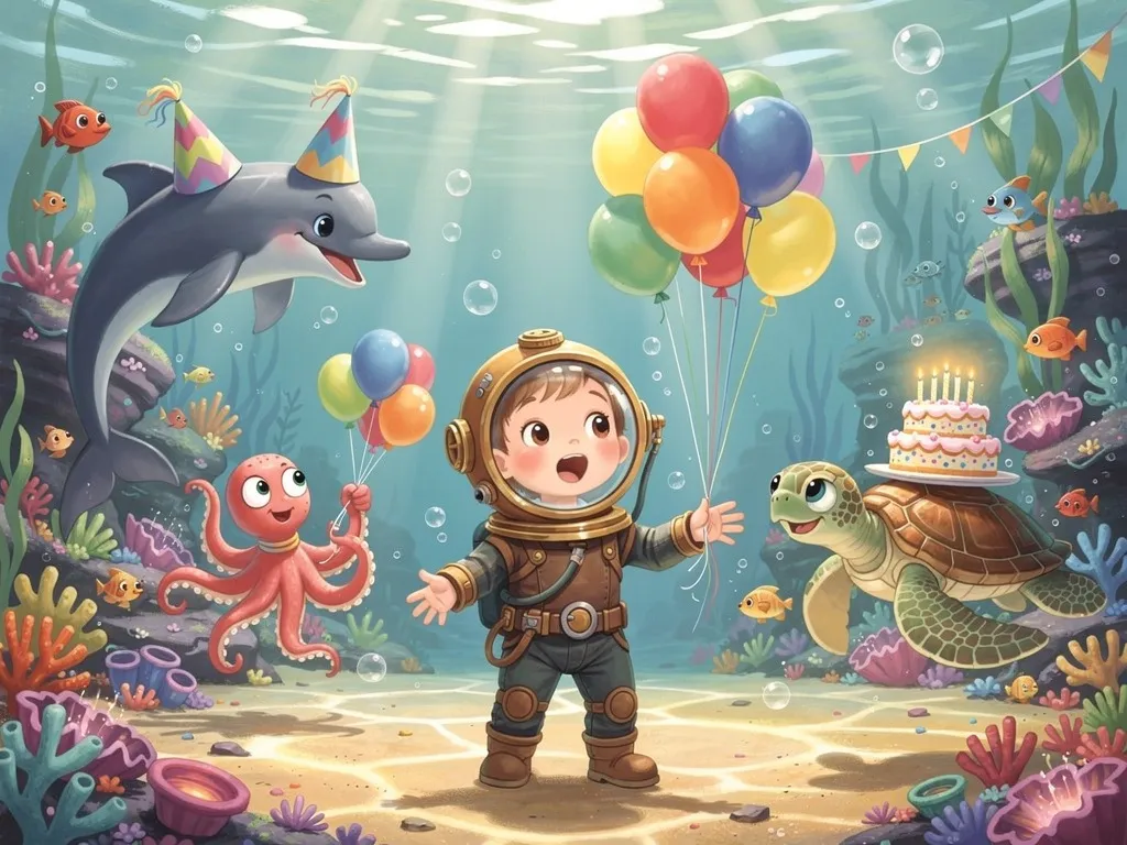 An underwater adventure story