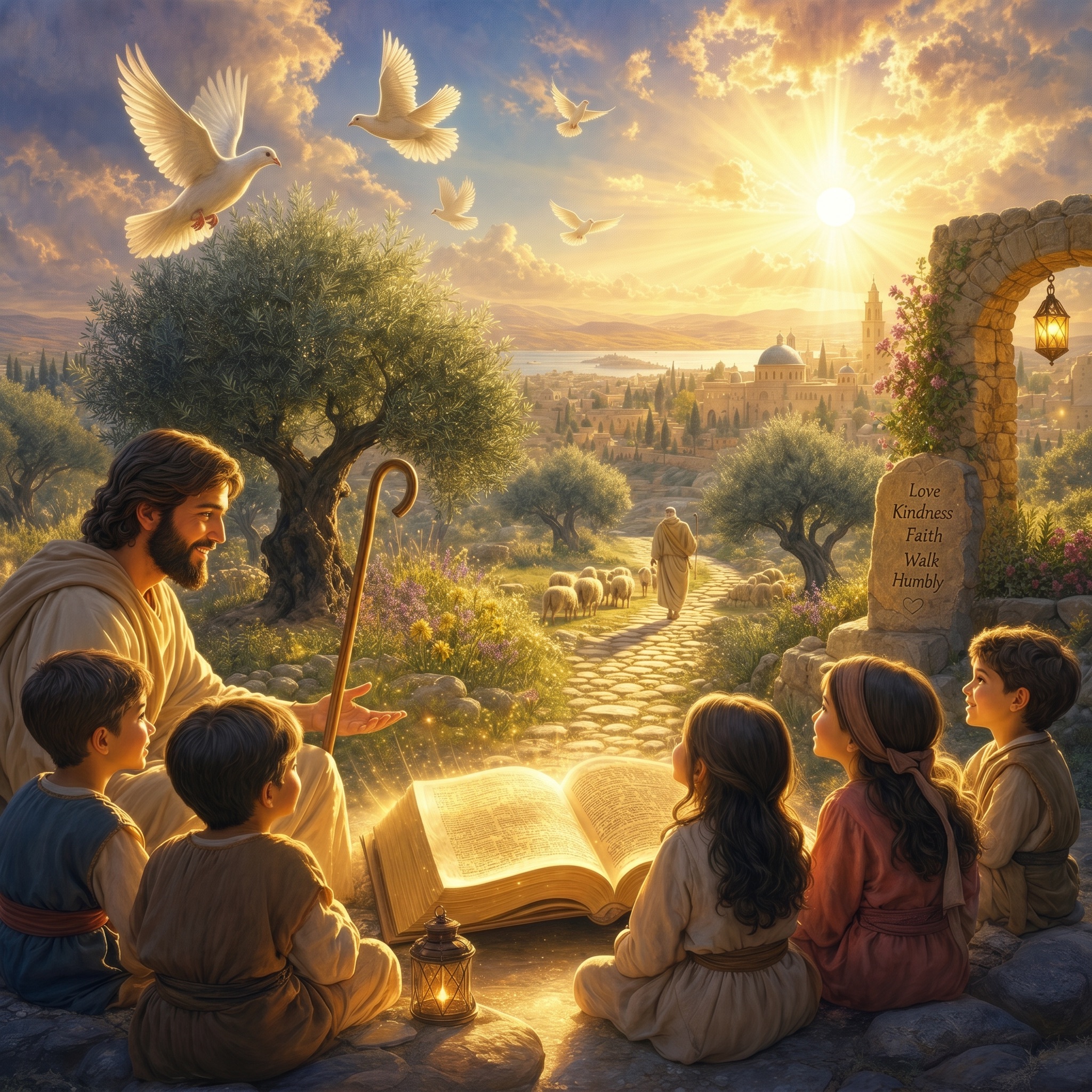 Personalized moral story for kids created with Fable