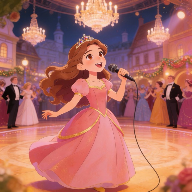 Princess Rosalind's Magical Town Ball - AI musical story