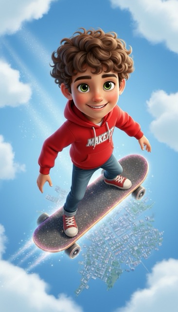 The Skateboard That Flies - Ash narrated story