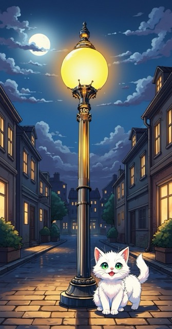 The Dancing Lamp Post - Animation AI generated story cover