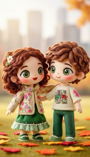 The Teleporting Twins, an AI-generated cozy knit story