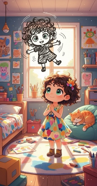The Scribble Hero - Animation AI generated story cover