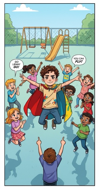 Sidekick School - Comic Book AI generated story cover