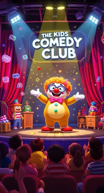 Laugh Out Loud at the Kids Comedy Club! 🤣✨ Silly Jokes & Stunts! - AI story video thumbnail