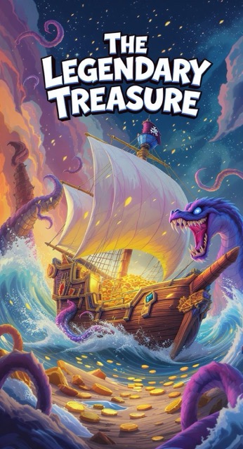 Pirate Treasure Hunt! 🏴‍☠️ Battle Sea Monsters & Find Gold! 💰 - AI story video thumbnail