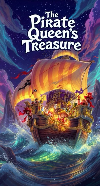 The Pirate Queen's Treasure Fleet! 🏴‍☠️ Join The Adventure! 💰 - AI story video thumbnail