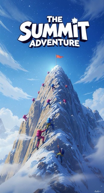 Mountain Climbing Champions! 🏔️ Scale New Heights & Find Your Strength! 🌟 - AI story video thumbnail