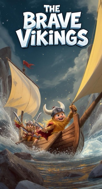 Viking Warriors In Training! ⚔️ Sail, Battle, And Explore! 🌊 - AI story video thumbnail