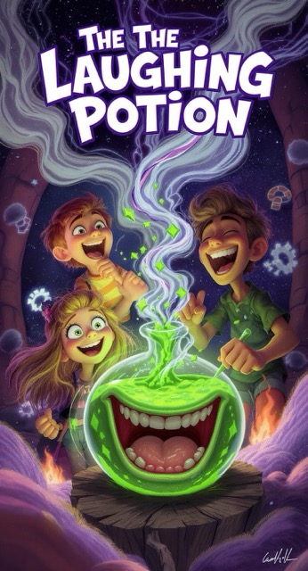 The Laughing Potion Mystery! 😂 A Hilarious Adventure of Kindness! 🌟 - AI story video thumbnail