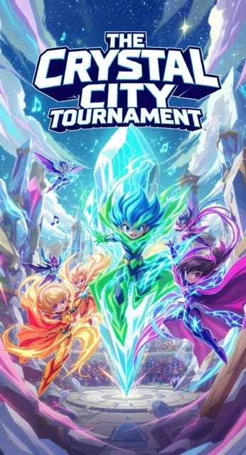 Power-Up Champions: The Crystal City Tournament 🦸‍♀️ Pop Heroes! 🦸‍♂️ - AI story video thumbnail