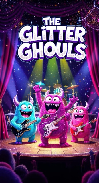 The Glitter Ghouls Talent Spectacular 🎵 Pop Monsters! 👾 - AI story video thumbnail