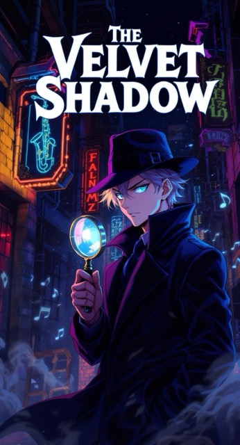 The Velvet Shadow Detective Agency 🎷 Jazz Mystery Adventure! 🕵️‍♀️ - AI story video thumbnail