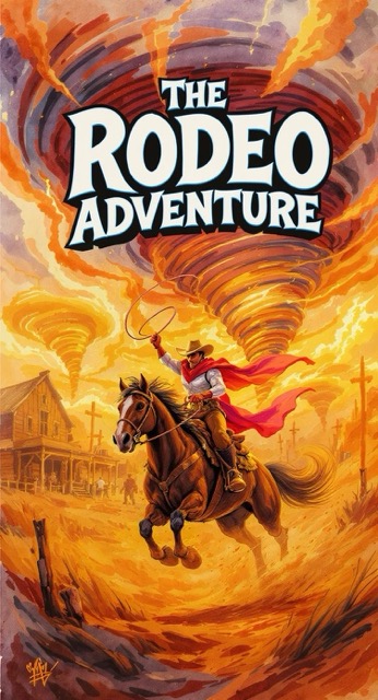 Wild West Rodeo Heroes! 🤠 Ride Wild Horses & Lasso Tornadoes 🌪️ - AI story video thumbnail