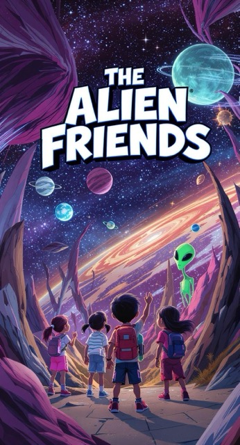 Blast Off to Space Explorer Academy! 🚀 Meet Alien Friends! 🌌 - AI story video thumbnail