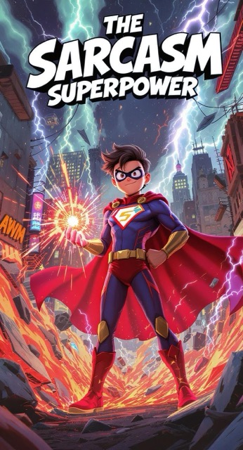 The Sarcasm Superpower: How Wit and Kindness Save the Day! 😂💖 - AI story video thumbnail