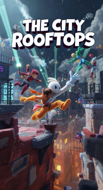 Parkour Heroes: Jumping Across Rooftops to Save the City! 🏙️✨ - AI story video thumbnail