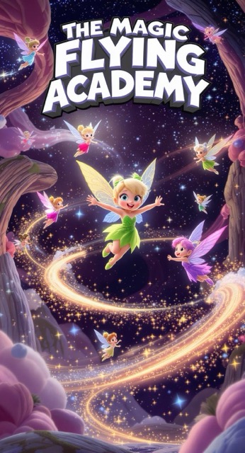 Fairy Flight School: Tiny Fairies Learning Magical Tricks! 🧚‍♀️✨ - AI story video thumbnail