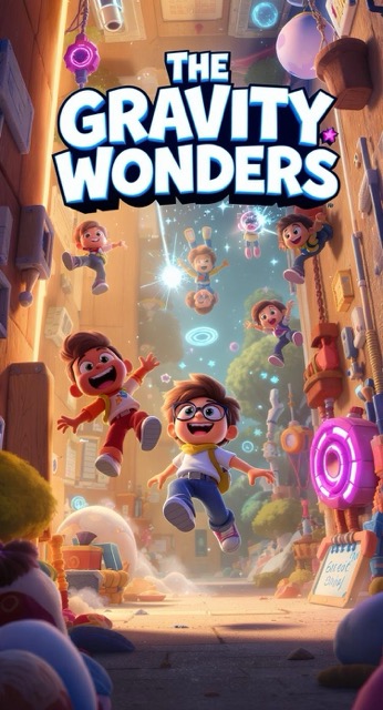 Gravity Control School! 🌟 Walk on Walls & Float in the Air! 🎈 - AI story video thumbnail