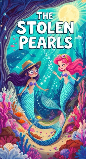 Mermaid Mystery Detectives 🧜‍♀️ Solving the Case of the Stolen Pearls! 💎 - AI story video thumbnail